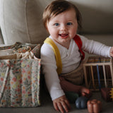 Mushie Pastel Blooms Mushie Diaper Caddy - Pastel Blooms