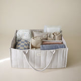 Mushie Ivory Mushie Diaper Caddy - Ivory