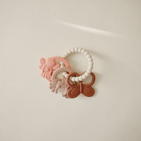 Mushie Fairy Mushie Fe Teething Ring