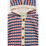 FUB Ercu/Deep Indigo/Classic Red Baby Multi Cardigan