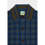 FUB Deep Indigo Felted Jakke