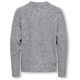 kids ONLY Grey Melange Paris/Dark Navy Kogjerico L/S Pullover Vd Knt