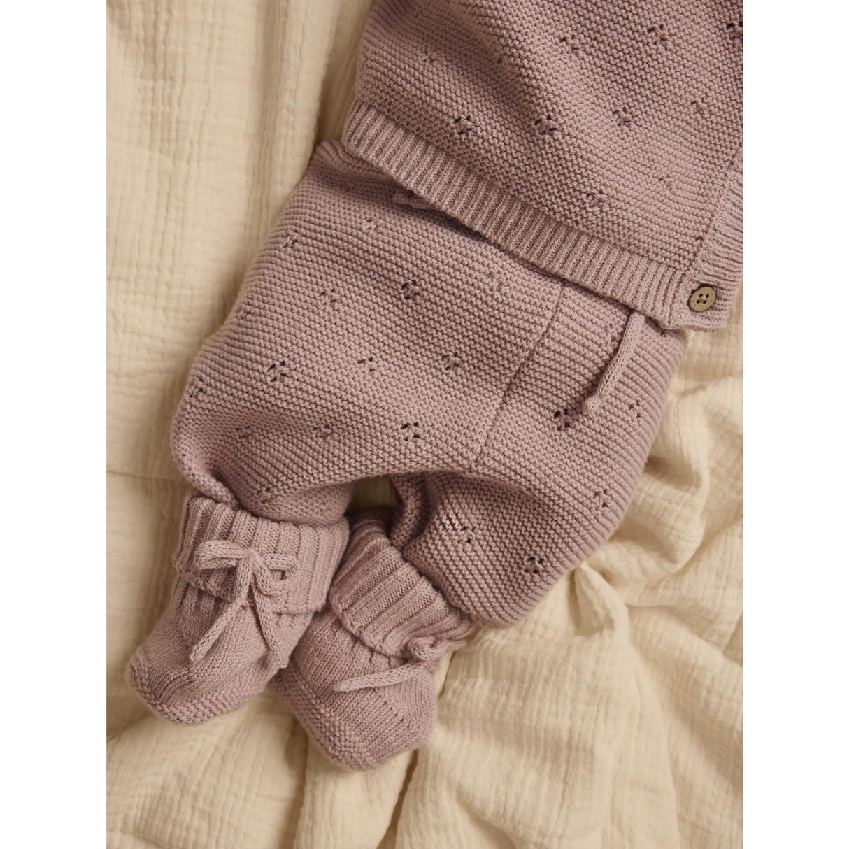 Lil'Atelier Adobe Rose Nbnlaguna Strikk Bukser Lil