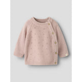 Lil'Atelier Adobe Rose Nbnlaguna Ls Omslags Strikk Lil