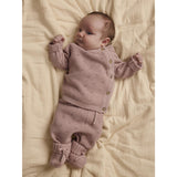 Lil'Atelier Adobe Rose Nbnlaguna Ls Omslags Strikk Lil