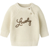 Lil'Atelier Turtledove Lovely Nbfemlen Emb Ls Strikk Lil