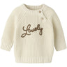 Lil'Atelier Turtledove Lovely Nbfemlen Emb Ls Strikk Lil