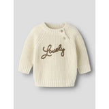 Lil'Atelier Turtledove Lovely Nbfemlen Emb Ls Strikk Lil