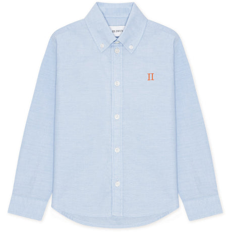 Les Deux Kids Light Blue Core Contrast Oxford Skjorte Kids