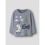 Name It Tradewinds Nmmolson Emil Ls Nreg Topp Box Sky