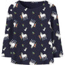 Name It Evening Blue Nmfokka Pippi Ls Slim Topp Sky