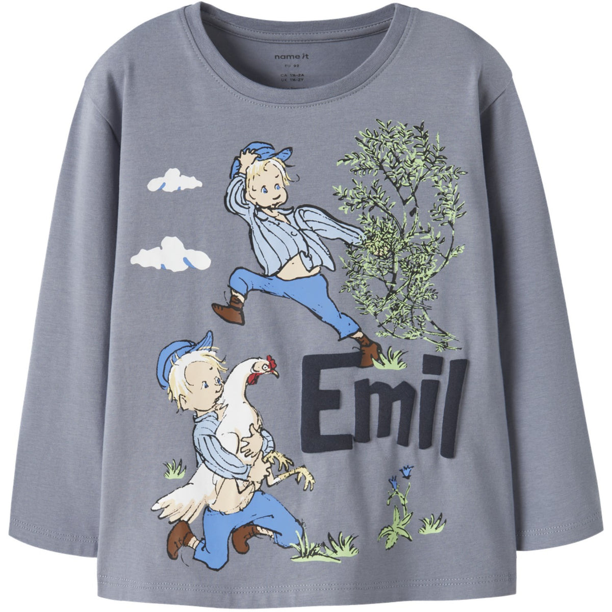 Name It Tradewinds Nmmolson Emil Ls Nreg Topp Box Sky