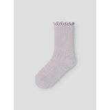 Name It Catawba Grape Lavender Fog + Birch Nmfrosie 3-Pakning Strømper