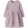 Name It Mauve Shadows Nmfsykia Tyll Ls Kjole