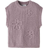 Name It Mauve Shadows Nmfrina Strikk Vest