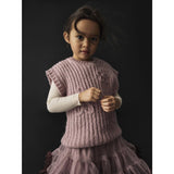 Name It Mauve Shadows Nmfrina Strikk Vest