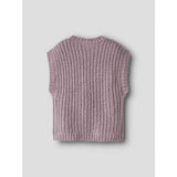 Name It Mauve Shadows Nmfrina Strikk Vest