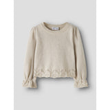 Name It Peyote Melange Silver Lurex Nmfruel Ls Strikk