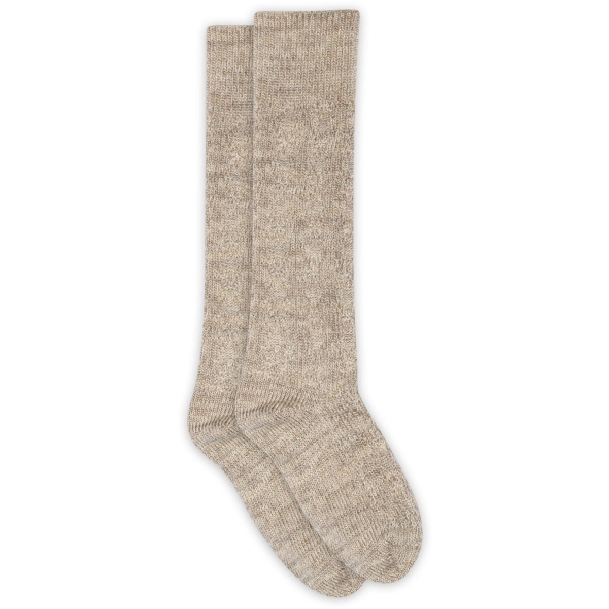 Mp Danmark Light Brown Melange Remy Knee Strømper
