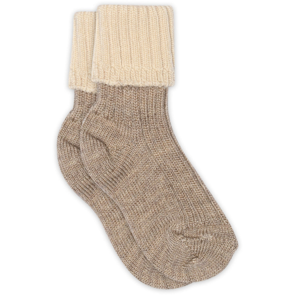 Mp Danmark Light Brown Melange Aries Strømper