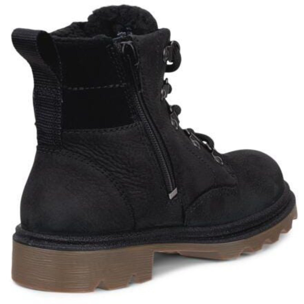 Ecco Black Grainer K Lace Up Støvler