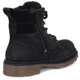 Ecco Black Grainer K Lace Up Støvler
