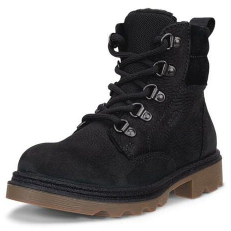 Ecco Black Grainer K Lace Up Støvler