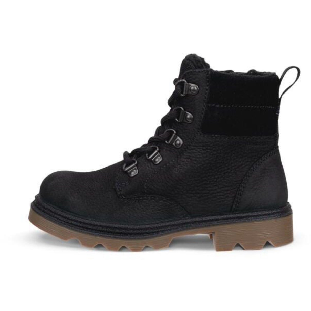 Ecco Black Grainer K Lace Up Støvler