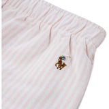 Polo Ralph Lauren Bath Pink/White Striped Oxford Oxford Bd Pant Sleep Sett C