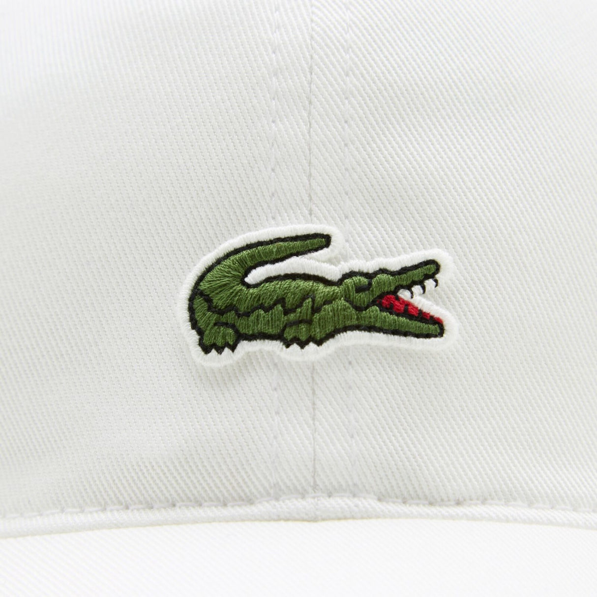 LACOSTE Blanc Core Croc Caps