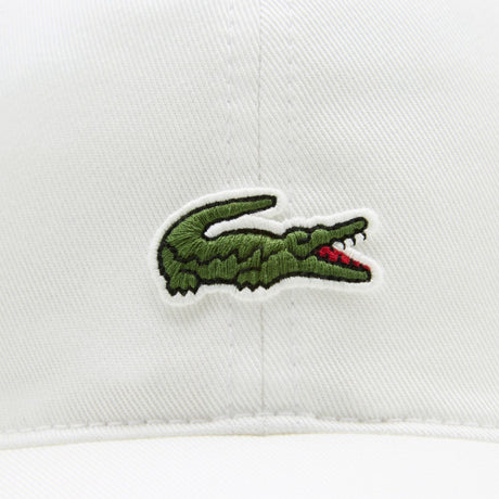 LACOSTE Blanc Core Croc Caps