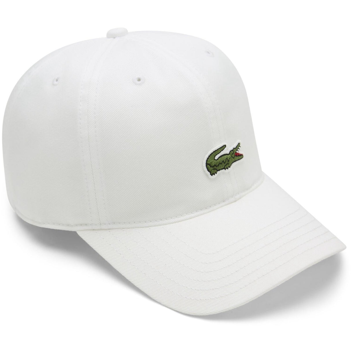 LACOSTE Blanc Core Croc Caps