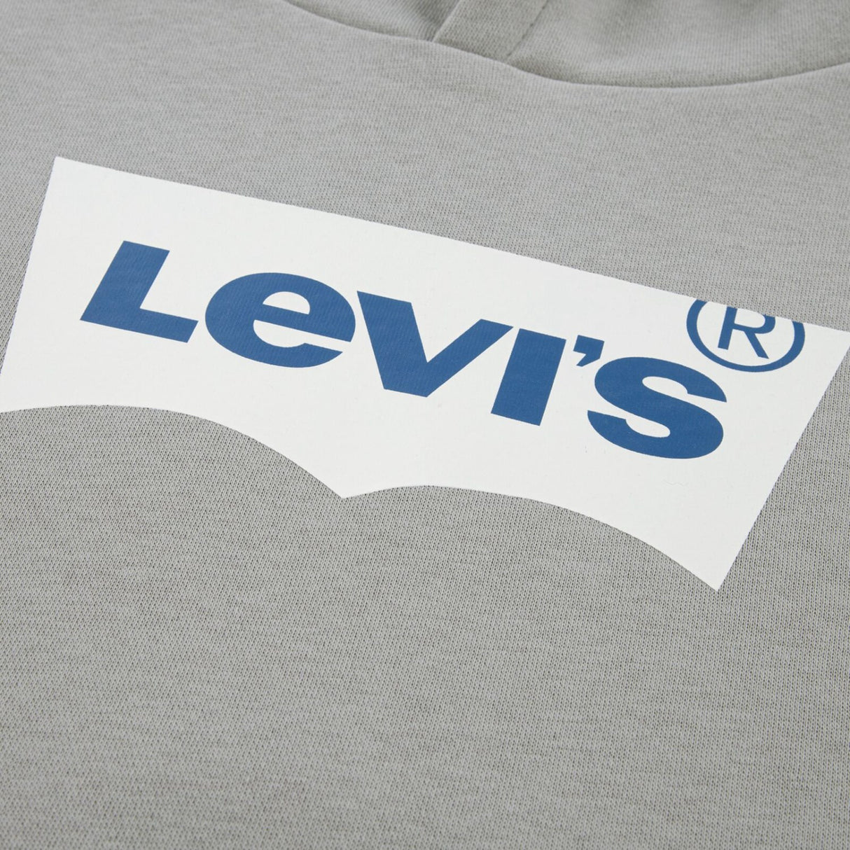 Levi's Ghost Gray Batwing Screenprint Hettegenser