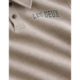 Les Deux Kids Dark Sand Melange College Rugby Polo Collegegenser Kids