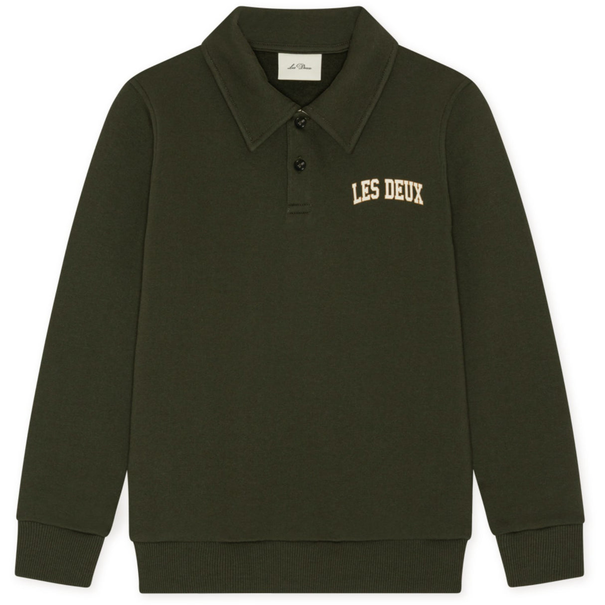 Les Deux Kids Rosin Green College Rugby Polo Collegegenser Kids