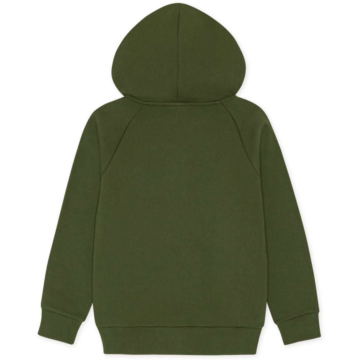 Les Deux Kids Rifle Green Core Contrast Glidelås Hettegenser Kids