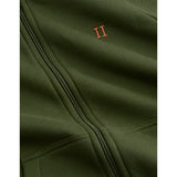 Les Deux Kids Rifle Green Core Contrast Glidelås Hettegenser Kids