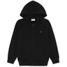 Les Deux Kids Black Core Contrast Glidelås Hettegenser Kids