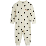 Mini Rodini Off-White Dots AOP Dog Buksedrakt