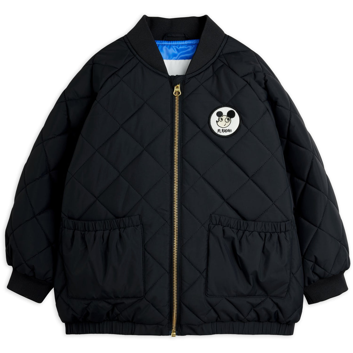 Mini Rodini Black Ritzratz Patch Vattert Puffer