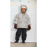 Mini Rodini Grey Kat Ears Heavy Puffer