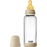 Bibs Vanilla GLOW Glass Baby Flaske Round Latex 1-Pack 240 Ml Medium Flow