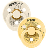 Bibs Ivory / Pale Butter X Moomins Smokk Colour Moomintroll 2-Pakning Latex