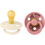 Bibs Ivory / Dusty Pink X Moomins Smokk Colour Little My 2-Pakning Latex