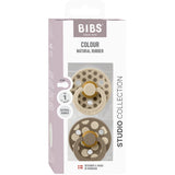 Bibs Vanilla / Dark Oak Smokk Studio Colour 2-Pakning Polka Mix Latex
