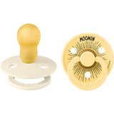 Bibs Ivory / Pale Butter X Moomins Smokk Colour Moomintroll 2-Pakning Latex