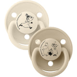 Bibs Ivory / Vanilla X Moomins Smokk De Lux Little My 2-Pakning Silikon