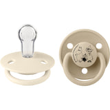 Bibs Ivory / Vanilla X Moomins Smokk De Lux Little My 2-Pakning Silikon