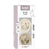 Bibs Ivory / Vanilla X Moomins Smokk De Lux Little My 2-Pakning Silikon
