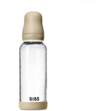 Bibs Vanilla GLOW Glass Baby Flaske Round Silikon 1-Pack 240 Ml Medium Flow